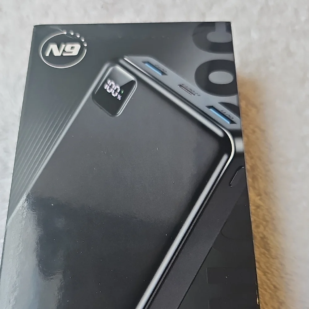 New N9 Portable Charger Power Bank 56800mAh Fast Large Capacity Travel Camping